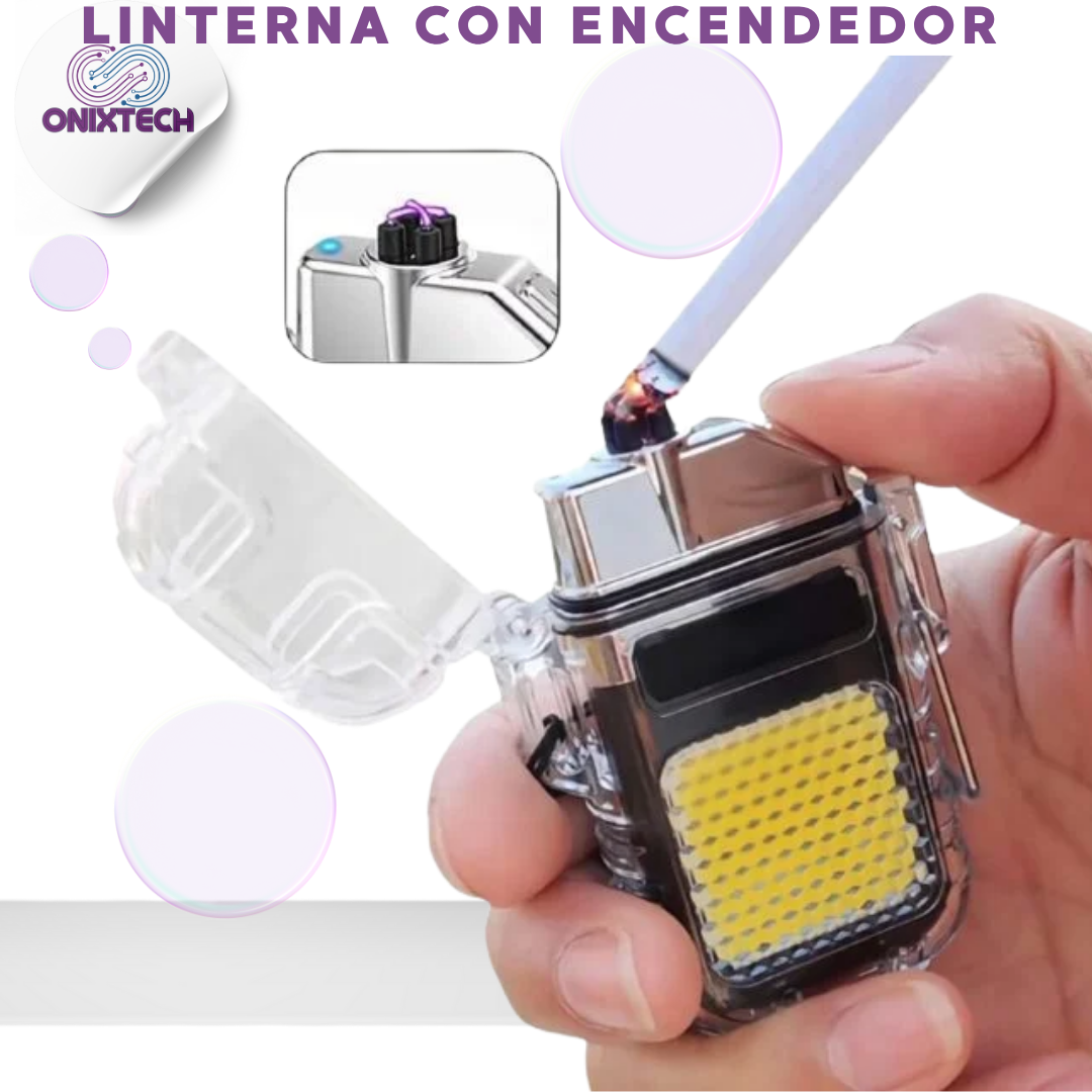 LINTERNA + ENCENDEDOR PULTIFUNCIONAL